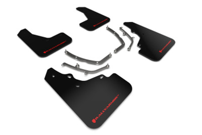 Rally Armor 2019+ Mazda3 GT Sport Hatch UR Black Mud Flap w/ Red Logo