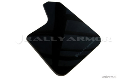 Rally Armor Universal fitment (no hardware) UR Black Mud Flap w/ Grey Logo