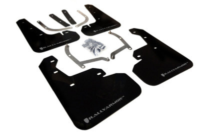 Rally Armor 2017+ Subaru Impreza UR Black Mud Flap w/ Silver Logo