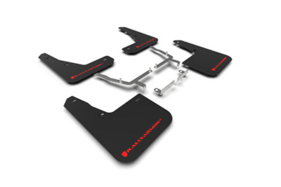 Rally Armor 2019-21 Ford Focus ST Mk4 Hatch Black Mud Flap w/ Red Logo