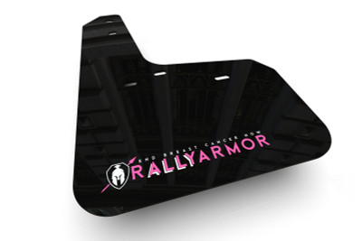 Rally Armor 2019-21 Toyota Corolla SE XSE Nightshade Hatch Black Mud Flap BCE Pink Logo