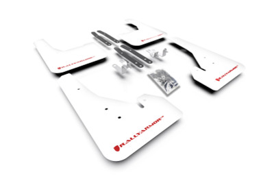 Rally Armor 2019-20 Toyota Corolla White UR Mud Flap Red Logo