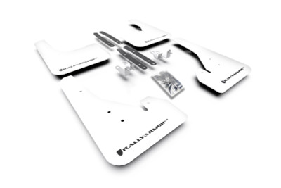 Rally Armor 2019-20 Toyota Corolla White UR Mud Flap Black Logo
