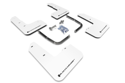 Rally Armor 2019+ Hyundai Veloster N UR White Mud Flap w/ Black Logo