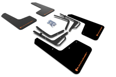 Rally Armor 17-19 Ford F-150 Raptor UR Black Mud Flap w/ Orange Logo