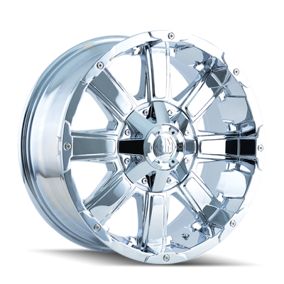 Mayhem 8030 Chaos 18x9 / 5x127 BP / -12mm Offset / 87mm Hub Chrome Wheel