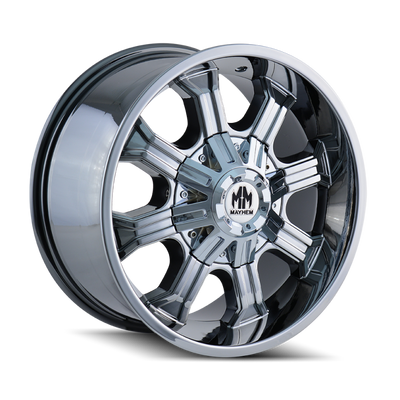 Mayhem 8102 Beast 20x9 / 5x127 BP / 18mm Offset / 87mm Hub Chrome Wheel