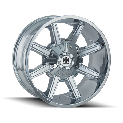 Mayhem 8104 Arsenal 20x9 / 5x127 BP / 0mm Offset / 87mm Hub Chrome Wheel