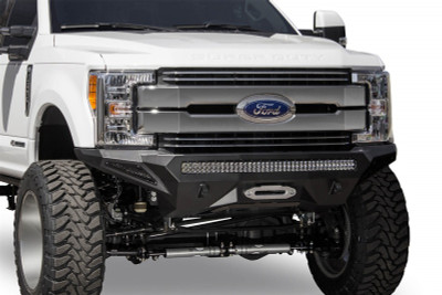 Addictive Desert Designs 2017-2020 Ford F-250 Super Duty Stealth Fighter Front Bumper w/ Winch Mounts