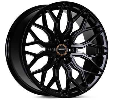 Vossen HF6-3 Gloss Black Wheel 22x9.5 | 6x139.7 BC (HF63-2G23) - fits Chevrolet Silverado 1500 1999-2026, GMC Sierra 1500 1999-2026, Cadillac Escalade 1999-2026, Ram 1500 TRX 2021-2024, Toyota Tacoma 2005-2026