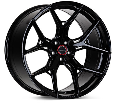 Vossen HF-5 23x10.5 / 5x130 / ET21 / Mid Face / 71.6 - Gloss Black Wheel - HF5-3P54