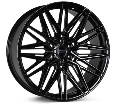 Vossen HF6-5 22x10 / 6x139.7 (Ram TRX | 2025-2026 Ram RHO | 2019-2026 Ram 1500 / Rebel| Silverado & Sierra 1500 | Bronco GEN 6 | Toyota Tacoma, Tundra, 4Runner, Sequoia & Lexus GX) | ET-18 / Super Deep Face / 106.1 - Gloss Black Wheel - HF65-2G30