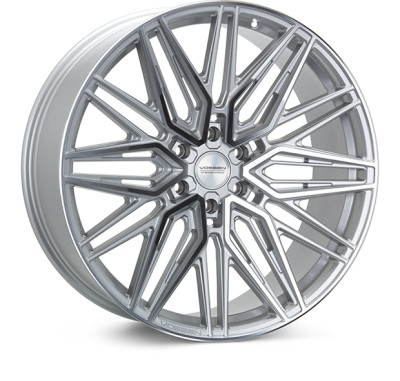Vossen HF6-5 22x9.5 / 6x135 (Ford Raptor GEN1, GEN2, & GEN3 | 2011-2024 F-150 EcoBoost, 5.0L & 6.2L) / ET20 / Deep Face / 87.1 - Silver Polished Wheel -  HF65-2F20