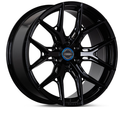 Vossen HF6-4 Gloss Black Wheel 20x10 | 6x139.7 BC (6x5.5) - fits Chevrolet Silverado 1500 1999-2026, GMC Sierra 1500 1999-2026, Chevrolet Tahoe 1992-2026, Chevrolet Suburban 1992-2026, GMC Yukon 1992-2026, and 25 more