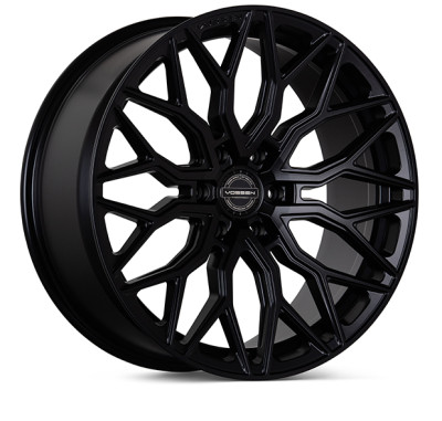 Vossen HF6-3 20x9.5 / 6x135 (Ford Raptor GEN1, GEN2, & GEN3 | 2011-2026 F-150 EcoBoost, 5.0L & 6.2L) / ET15 / Deep Face / 87.1 - Satin Black Wheel -  HF63-0F05