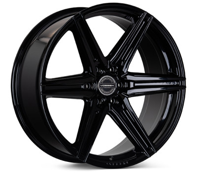 Vossen HF6-2 Gloss Black Wheel 24x10 | 6x135 BC - fits Ford F-150 2004-2026, Ford F-150 Raptor 2010-2026, Ford Expedition 2003-2026, Lincoln Navigator 2003-2026