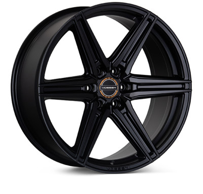 Vossen HF6-2 22x9.5 / 6x139.7 (Ram TRX | 2025-2026 Ram RHO | 2019-2026 Ram 1500 / Rebel| Silverado & Sierra 1500 | Bronco GEN 6 | Toyota Tacoma, Tundra, 4Runner, Sequoia & Lexus GX) | ET20 / Deep Face / 106.1 - Satin Black Wheel - HF62-2G25