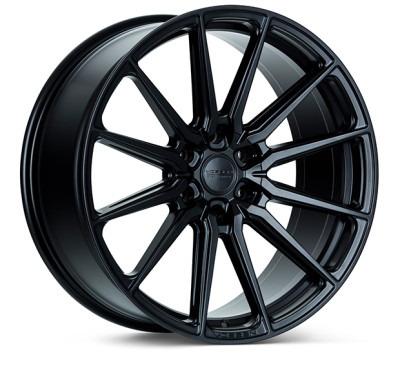 Vossen HF6-1 24x10 / 6x135 (Ford Raptor GEN1, GEN2, & GEN3 | 2011-2024 F-150 EcoBoost, 5.0L & 6.2L) / ET25 / Deep Face / 87.1 - Satin Black Wheel -  HF61-4F45