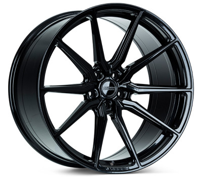 Vossen HF-3 Gloss Black Wheel 24x10 | 5x130 BC - fits Porsche 911 1989-2026, Porsche Cayenne 2003-2026, Porsche Panamera 2010-2026, Porsche Boxster 1997-2026, Porsche Cayman 2006-2026