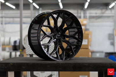 Vossen HF-2 Gloss Black Wheel 24x10 | 5x120 BC | ET32 | 72.56mm | CTS-V & ATS-V | Camaro SS, ZL1 & 1LE | Cadillac CT5-V Blackwing | Chevrolet Corvette C8 - HF2-4B61