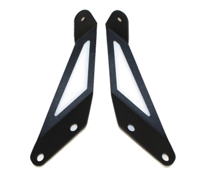 Fishbone Offroad 07-18 Jeep Wrangler JK Hood Light Mount Brackets