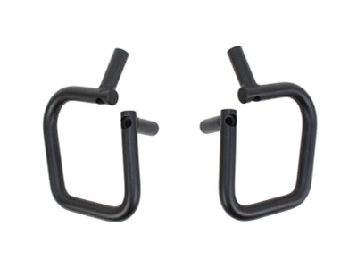 Fishbone Offroad 07-18 Jeep Wrangler JK 4 Door Grab Handles Front/Rear Steel - Blk Txtrd Powdercoat