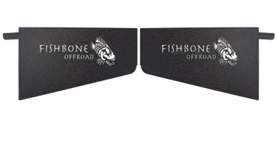 Fishbone Offroad 2018-2025 Jeep Wrangler JL 2 Door Wheel Well Storage Bins - FB25101