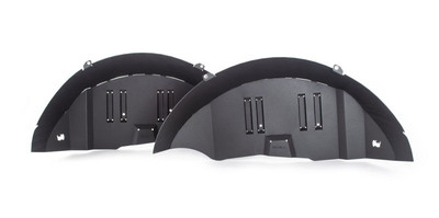 Go Rhino Rear Fender Liners for 2018-2026 Jeep Wrangler JL/JLU, Black - Part #702012T