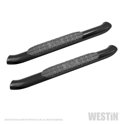Westin 2018-2025 Jeep Wrangler JL 2DR PRO TRAXX 4 Oval Nerf Step Bars - Textured Black - 21-24055