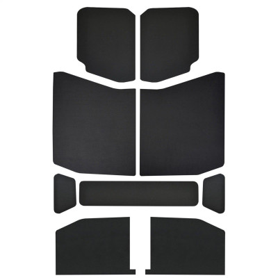 DEI 2018-2025 Jeep Wrangler JL 4-Door Leather Look Headliner 9-pc - Black - 50172