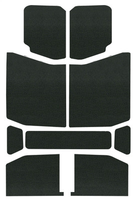 DEI 2018-2025 Jeep Wrangler JL 4-Door Headliner 9-pc - Black dei050168