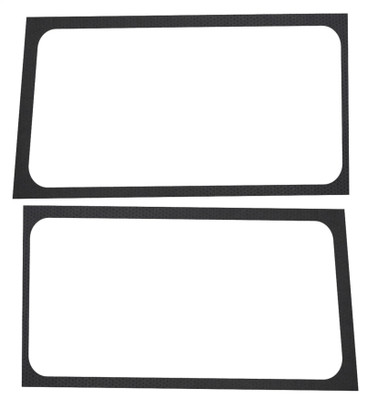 DEI 2019+ Jeep Wrangler JL 2DR Leather Look Side Window Kit - Black dei050272