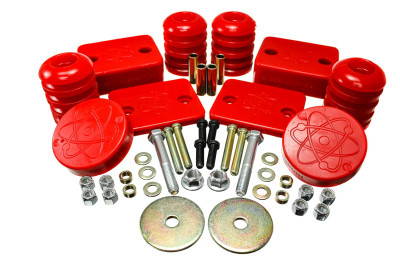 Energy Suspension 2018-2025 Jeep Wrangler JL Red Front Bump Stop Set (Set of 2) - 2.6115R
