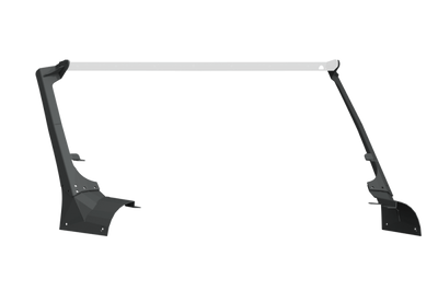 Road Armor 2018-2025 Jeep Wrangler JL Stealth A-Pillar Light Mounts 51.5in w/Lower Mount - Tex Blk - 518LMP1B