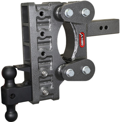 Gen Y The Boss TorsionFlex 2.5In Shank 9In Drop 21K Hitch w/ GH-061 Dual-Ball w/ GH-062 Pintle Lock