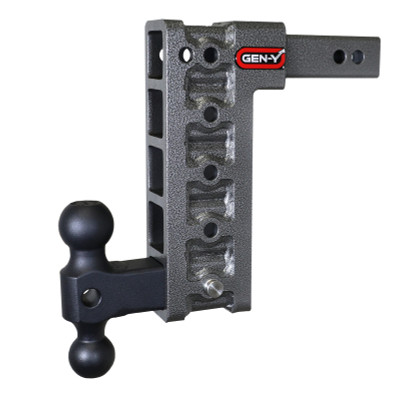 Gen Y Mega Duty 2In Shank 10In Drop 1500 lb TW 10K Hitch w/ GH-031 Dual-Ball