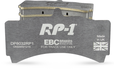 EBC Racing 2016-2020 Ford Mustang GT350 5.2L RP-1 Race Front Brake Pads