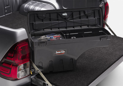 Undercover SwingCase Accessory (Swing-Out Storage Case) Tonneau Cover for 2022-2026 Toyota Tundra Drivers Side - Part #SC404D
