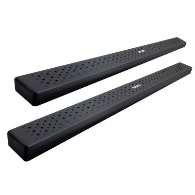 Go Rhino HD Sidesteps (Complete Kit w/SideSteps + Brackets) for 2022-2026 Toyota Tundra Crew Max, Textured Black - Part #6863443587T