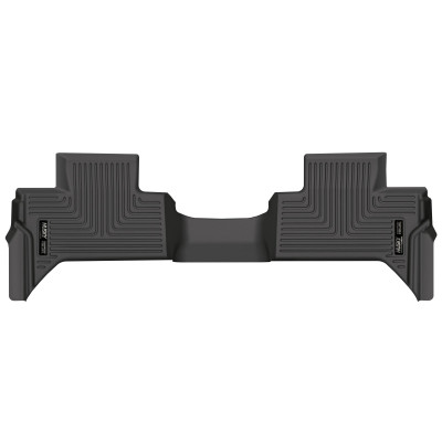 Husky Liners WeatherBeater 2nd Row Seating Floor Liner, Black for 2022-2023 Toyota Tundra Ext. Cab DC - Part #19541