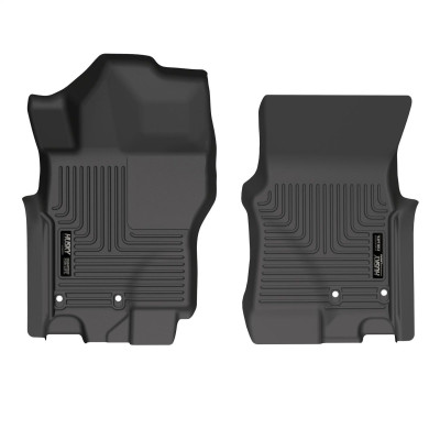 Husky Liners  2022-2024 Nissan Frontier King Cab Ext. Cab/CC  WeatherBeater Black Front Floor Liners