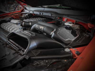 aFe 2021-2026 Ford F-150 Raptor V6-3.5L(tt) Momentum XP Cold Air Intake System Blk w/ Pro Dry S Filter - 50-30072D