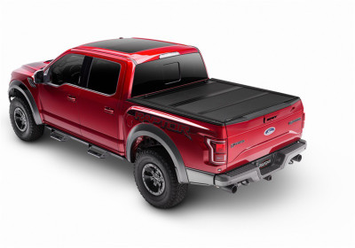 Undercover Soft Folding Tonneau Cover, Vinyl - 2021-2026 Ford F-150 5'7" Bed | 2021-2026 Ford Raptor GEN3 - AX22029
