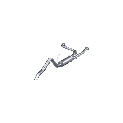 MBRP 2022-2025 Nissan Frontier 3.8L 3in Tip 3in Cat Back Turndown Exit Street Profile - T304