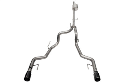 Corsa 2021-2025 Ford F-150 SuperCrew/5.5ft Bed 5.0L V8 Sport Cat-Back Dual Rear Exit-Black PVD