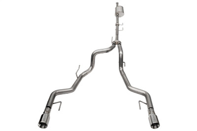 Corsa 2021-2025 Ford F-150 SuperCrew/5.5ft Bed 3.5L V6 Sport Cat-Back Dual Rear Exit-Polished