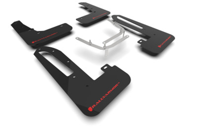 Rally Armor 2023-2024 Honda Civic Type R Black Mud Flap Red Logo