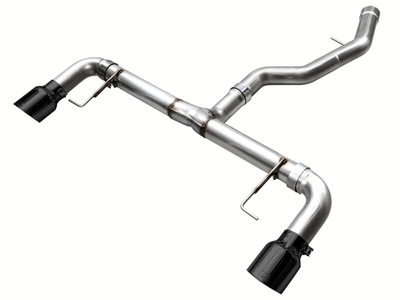 AWE 2019-2024 BMW 330i / 2021-2024 BMW 430i Base G2X Track Edition Axle Back Exhaust - Diamond Black