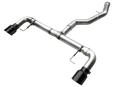 AWE Tuning 2019-2024 BMW 330i | 2021-2024 BMW 430i Base G2X Track Edition Axle Back Exhaust | Diamond Black | 3020-33429