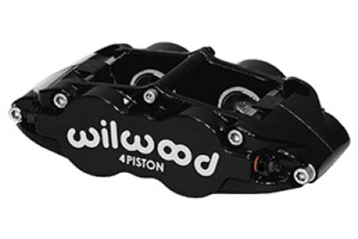 Wilwood Caliper-Narrow Superlite 4R - Black 1.12/1.12in Pistons 1.10in Disc
